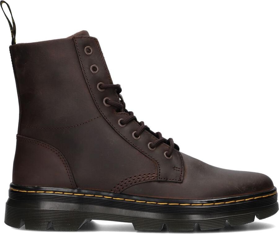 Dr. Martens COMBS~LEATHER~DARK~BROWN~~~~~~ Vrije tijd half-hoogHeren veterschoenHeren sneakers Bruin - Foto 2