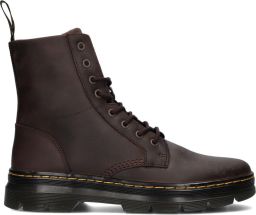 Dr. Martens COMBS~LEATHER~DARK~BROWN~~~~~~ Vrije tijd half-hoog Heren veterschoen Heren sneakers Bruin
