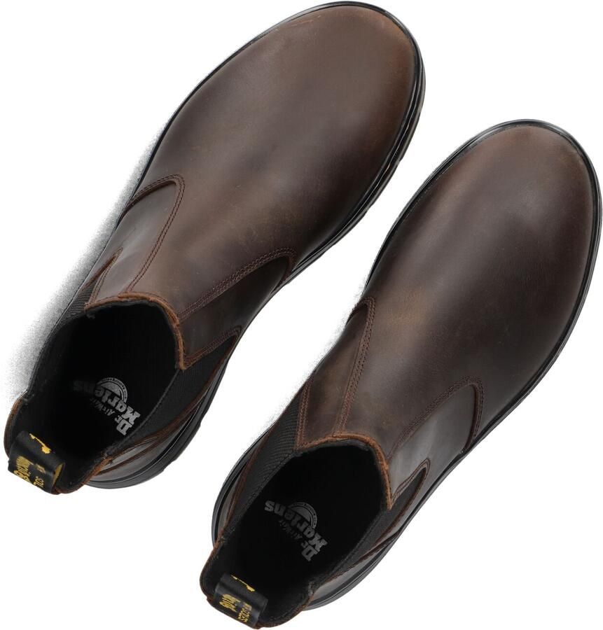 Dr martens Embury Dark Brown Crazy Horse Bruin Leer Chelsea boots Unisex - Foto 2