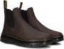 Dr martens Embury Dark Brown Crazy Horse Bruin Leer Chelsea boots Unisex - Thumbnail 1