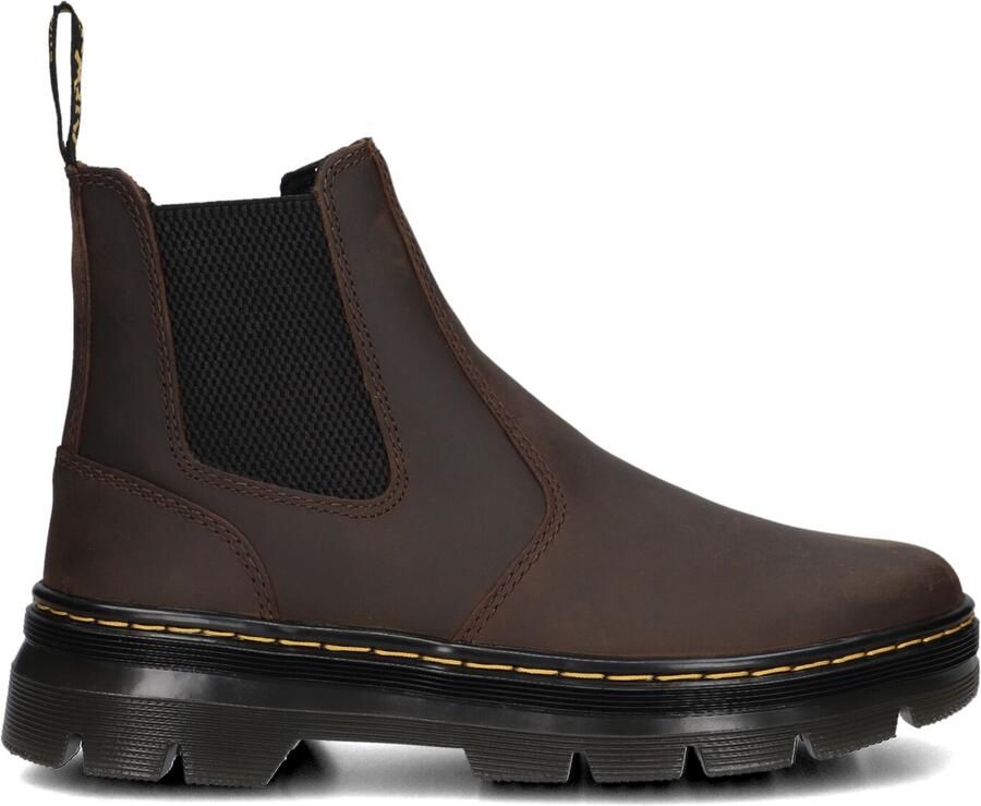 Dr martens Embury Dark Brown Crazy Horse Bruin Leer Chelsea boots Unisex - Foto 2