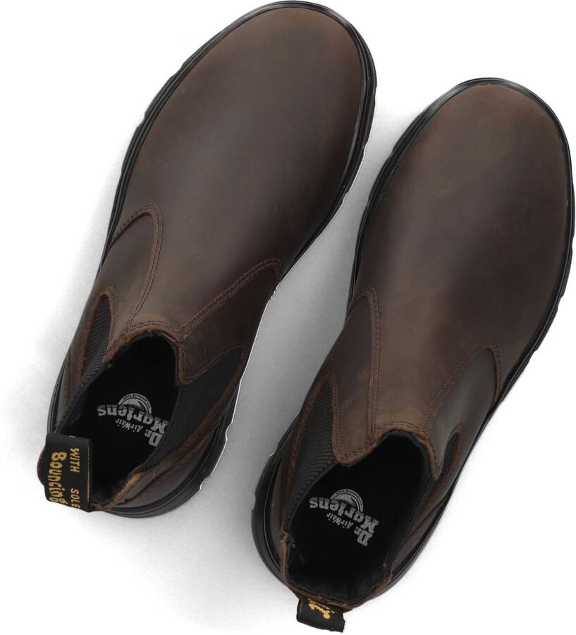 Dr martens Embury Dark Brown Crazy Horse Bruin Leer Chelsea boots Unisex