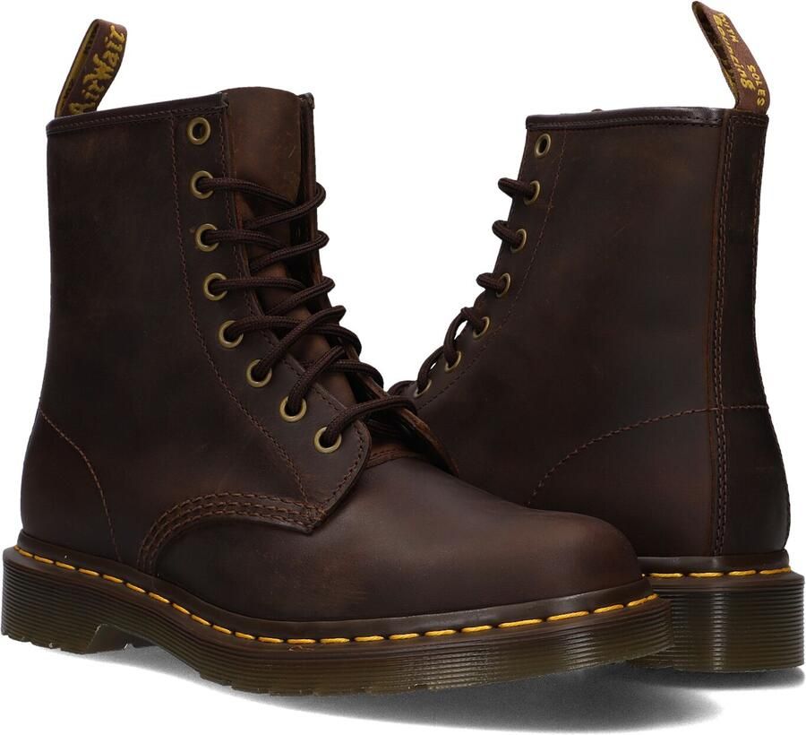 Dr Martens Dr. Martens 1460 J Gaucho Wildhorse Lamper leren veterboots donkerbruin - Foto 2