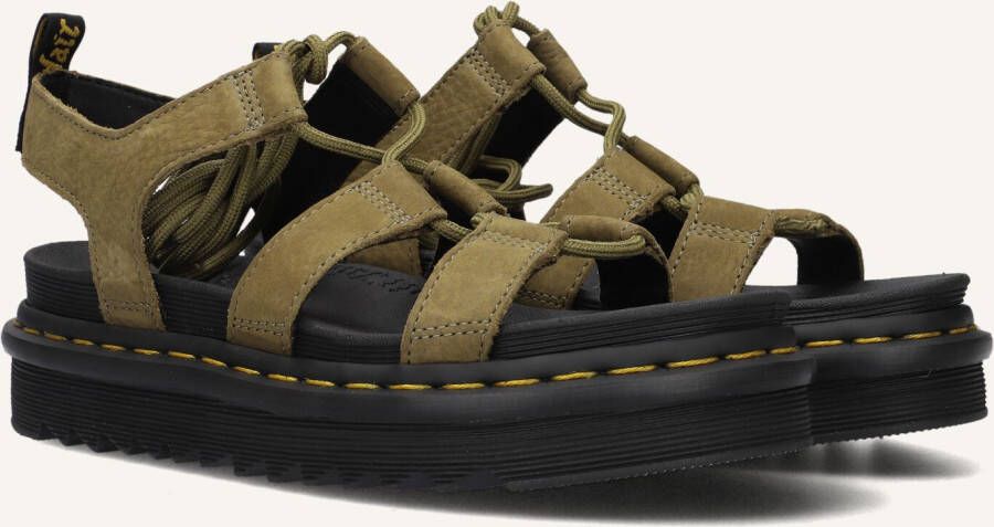 DR MARTENS Groene Sandalen Nartilla