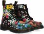 Dr Martens Pascal Floral Mash Up Boots Dr. Martens Zwart Dames - Thumbnail 1