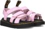 Dr. Martens Roze Leren Sandalen Zebrilus Editie Pink Heren - Thumbnail 1