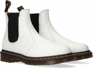 Dr. martens 2976 Yellow Stitch Smooth White