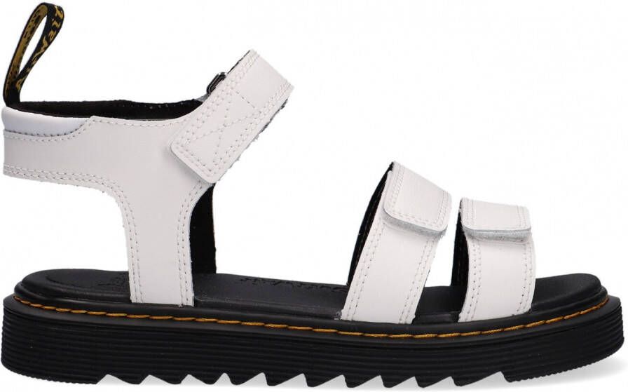 Dr Martens Dr. Martens Klaire J White T Lamper leren sandalen wit