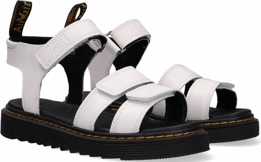 Dr Martens Dr. Martens Klaire J White T Lamper leren sandalen wit