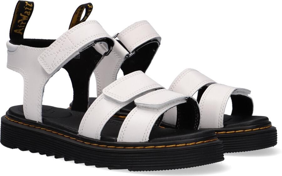 Dr Martens Dr. Martens Klaire J White T Lamper leren sandalen wit