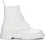 Dr Martens Dr. Martens 1460 PASCAL MONO OPTICAL WHITE Volwassenen VeterlaarzenHalf hoge schoenenPopulaire Kleur Wit beige - Thumbnail 1