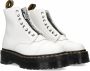 Dr Martens Sinclair Nappa Milled Nappa Leather Platform Boots Dr. Martens Wit Dames - Thumbnail 1