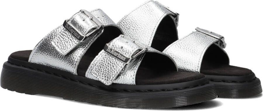 Dr. Martens Slippers Josef Slide Silver Metallic Tumble