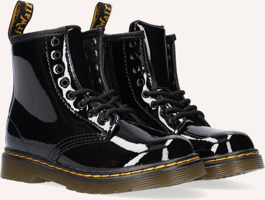 Dr. Martens 1460 Patent Kleuter Tiener leren veterboots zwart Meisjes Leer 31