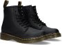Dr. Martens Delaney Bottines met rits en veter Zwart;Zwarte Black softy - Thumbnail 1