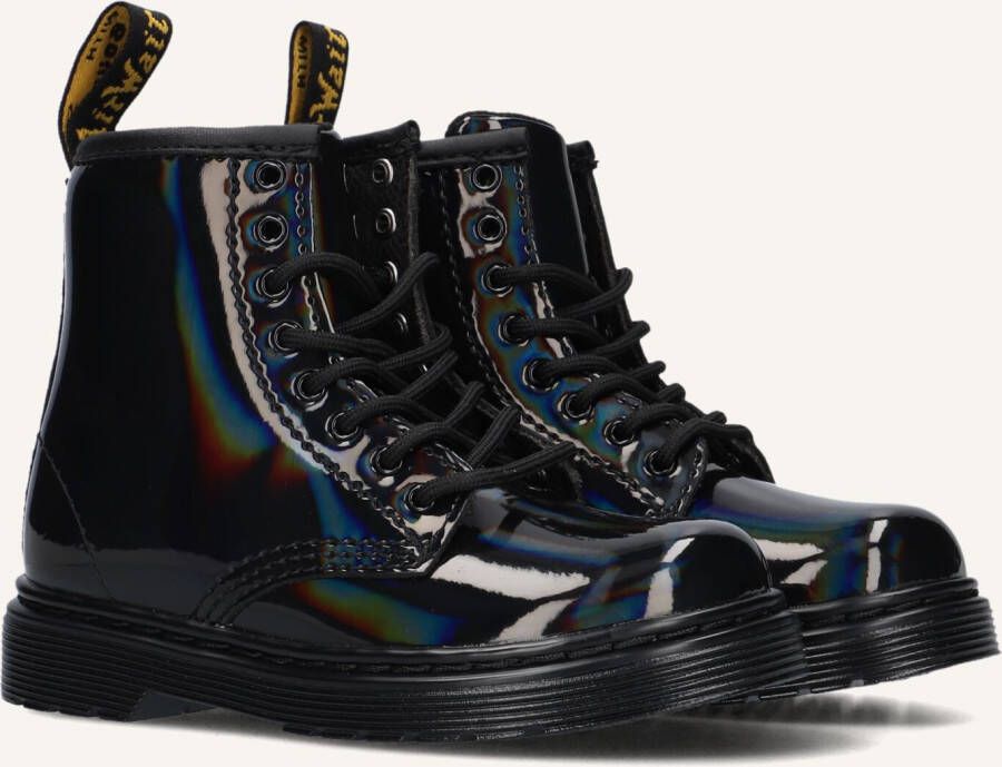 Dr. Martens 1460 T leren veterboots zwart rainbow Meisjes Leer Effen 23