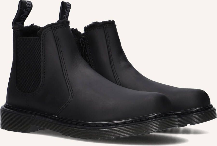Dr. Martens 2976 Leonore Mono gevoerde leren enkelboots zwart