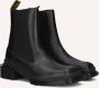 Dr. Martens Zwarte leren enkellaarzen met vierkante neus - Thumbnail 1