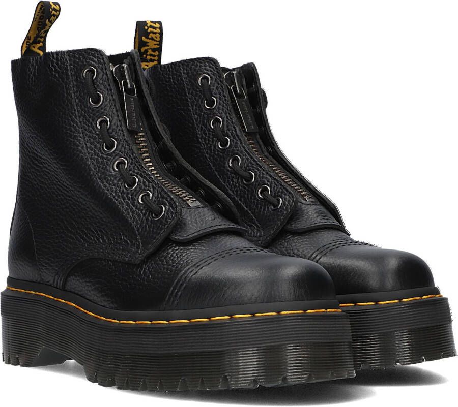 Dr Martens Dr. Martens SINCLAIR BLACK MILLED NAPPA Volwassenen VeterlaarzenHalf hoge schoenen Kleur Zwart