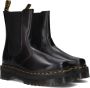 Dr. Martens Quad Squared Zwarte Lederen Boots Black Dames - Thumbnail 1