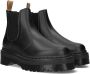 Dr. Martens Beatles V2976 Quad Zwarte Leren Platform Schoenen Black Dames - Thumbnail 1