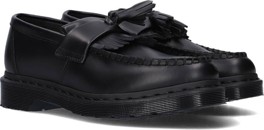 Dr. Martens Klassieke zwarte loafers met franjes Black Dames