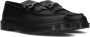 Dr. Martens Elegante Atlas Leren Loafers met Franje en Metalen Gesp Black - Thumbnail 1