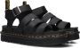Dr. Martens Zwarte Gesp Sandalen Plateauzool Black Dames - Thumbnail 1