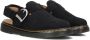 Dr. Martens Klompen Jorgie J Mule Black Bronx Suede - Thumbnail 1