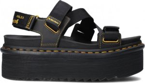 Dr. Martens Fushion Quad Zebrilus Kimber Sandal Black Slides 27351001