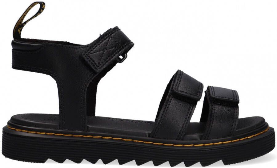 Dr. Martens Klaire J Black T Lamper leren sandalen zwart Meisjes Leer Effen 30