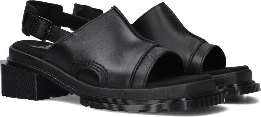 DR MARTENS Zwarte Sandalen Maybole Open Toe Black