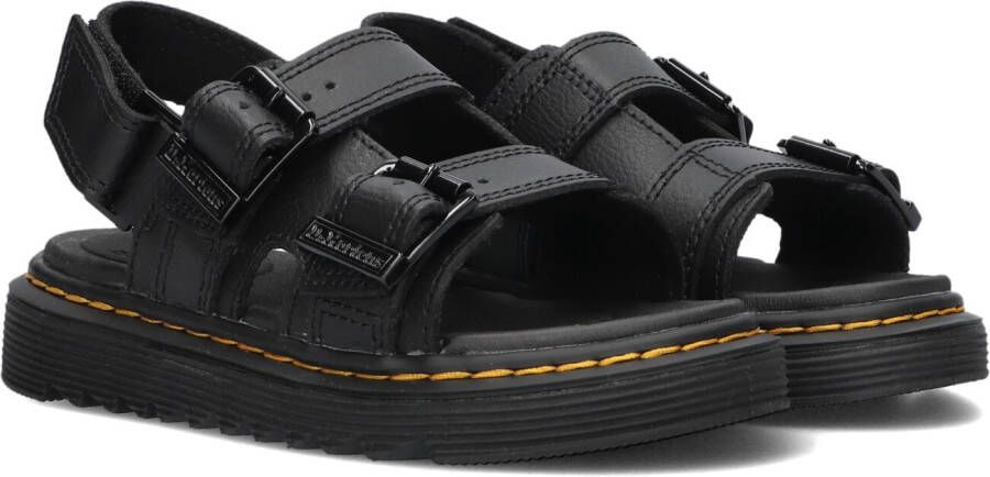 Dr. Martens Varel leren sandalen zwart Leer Effen 28