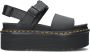 Dr Martens Dr Martens Voss Quad platform sandaal van leer - Thumbnail 1