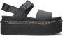 Dr Martens Voss Quad Platform Sandals Dr. Martens Zwart Dames - Thumbnail 1