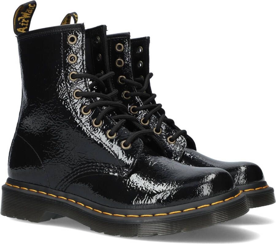 Dr. Martens Zwarte Enkellaarsjes voor Dames Model 1460 Iced BN Zwart Dames