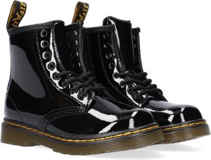 Dr Martens Dr. martens Brooklee Toddler Unisex Kinder Veterboots Zwart lak