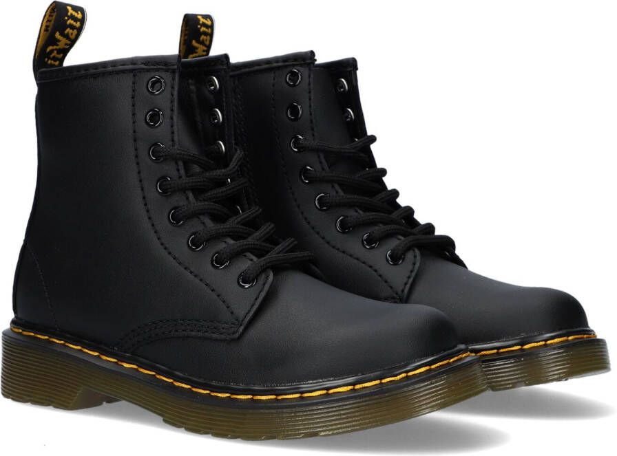 Dr. Martens Delaney Schoenen met rits en veter Zwart;Zwarte Black softy