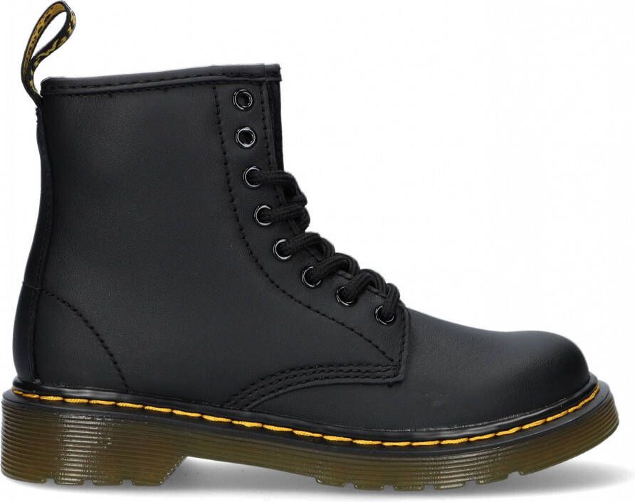 Dr. Martens Delaney Schoenen met rits en veter Meisjes Zwart;Zwarte Black softy