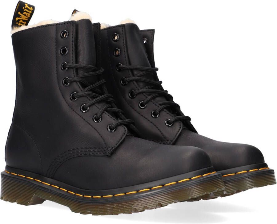 DR MARTENS Zwarte Veterboots 1460 W