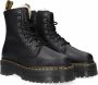 Dr Martens Jadon Faux Fur Lined Platform Boots Dr. Martens Zwart - Thumbnail 1