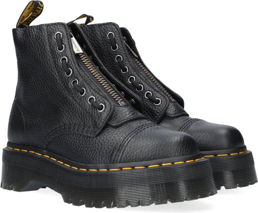 Dr Martens Dr. Martens SINCLAIR BLACK MILLED NAPPA Volwassenen VeterlaarzenHalf hoge schoenen Kleur Zwart