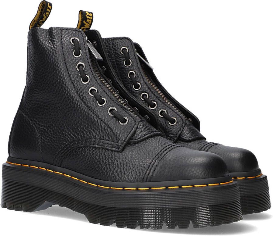 Dr Martens Dr. Martens SINCLAIR BLACK MILLED NAPPA Volwassenen VeterlaarzenHalf hoge schoenen Kleur Zwart