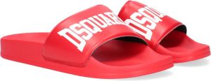 Dsquared2 Icon Kid Slide 2 Slippers Jongens Rood