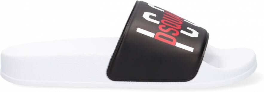 DSQUARED Slippers zwart | kleertjes.com