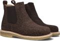 Du Loua Du Cos Chelsea boots Enkellaarsjes Meisjes Kids Bruin - Bruin