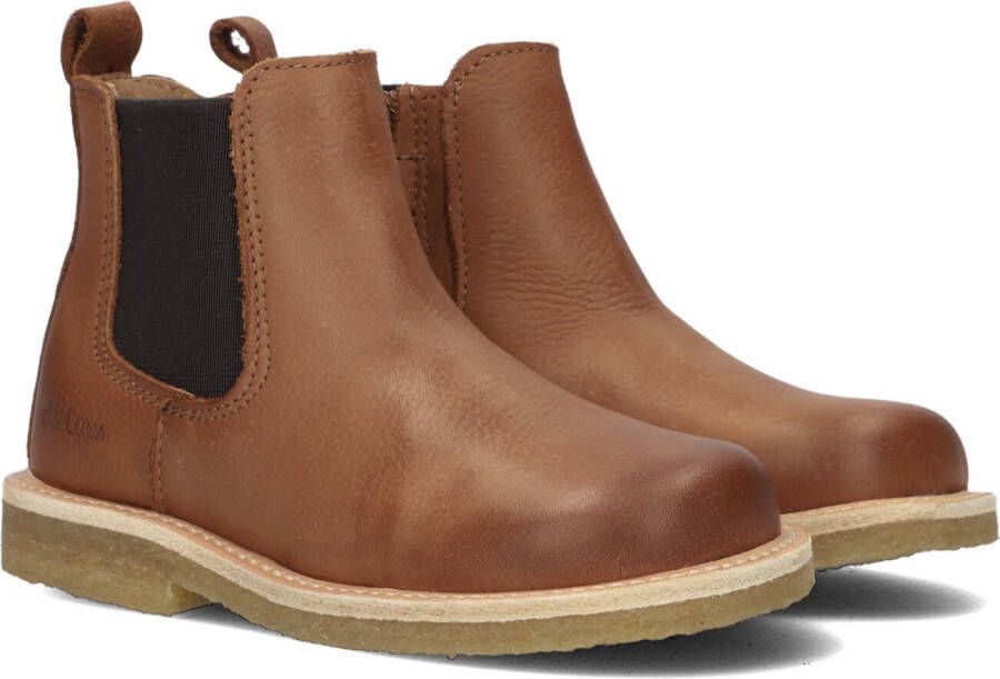 Du Loua Du Cos Chelsea boots Enkellaarsjes Meisjes Cognac