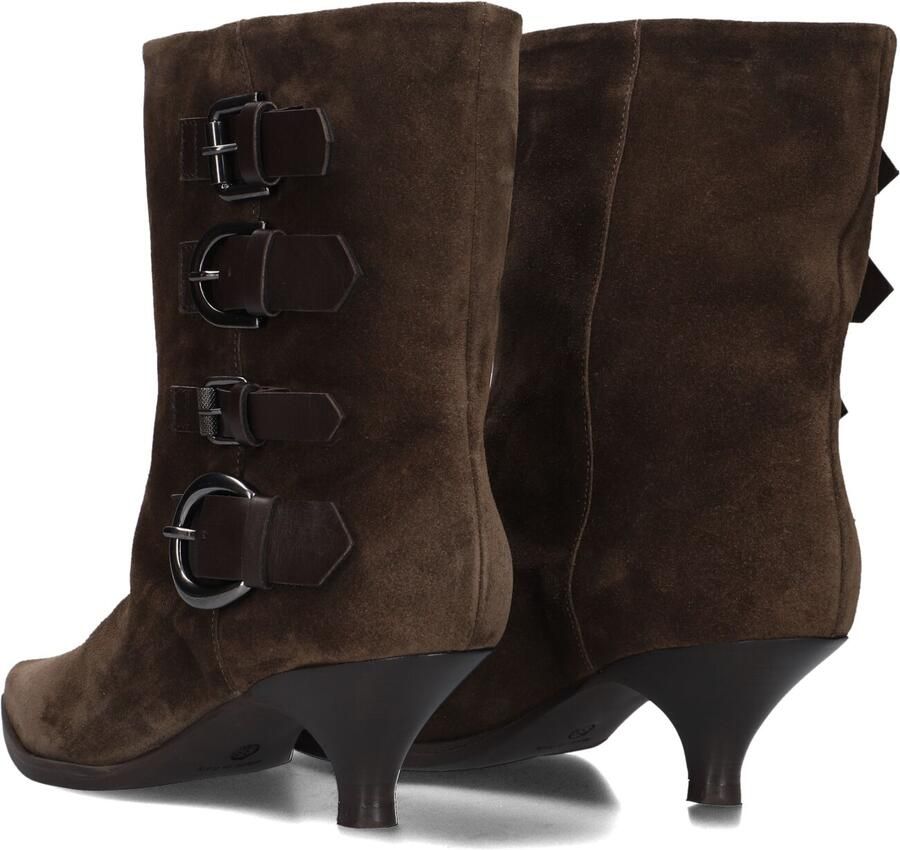 Unisa Dames Pumps Damesschoenen Suède Kitten heel hoogte 5 cm Jamal sue Midden bruin - Foto 7