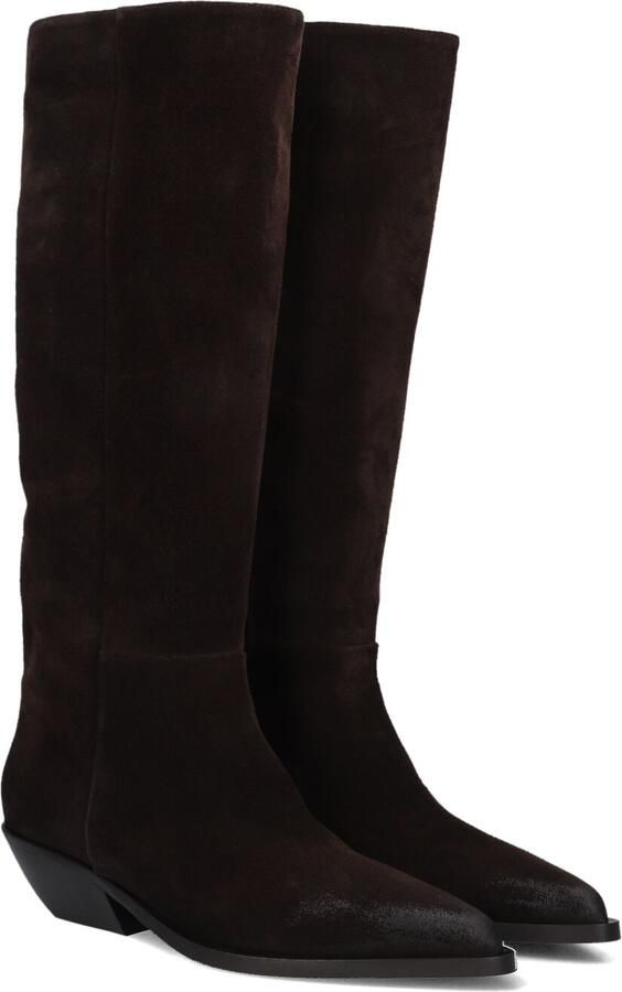Unisa Dames Pumps Damesschoenen Suède Kitten heel hoogte 5 cm Jamal sue Midden bruin - Foto 19
