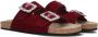 Elena Iachi Paarse Fluwelen Slippers met Diamanten Versieringen Purple Dames - Thumbnail 1